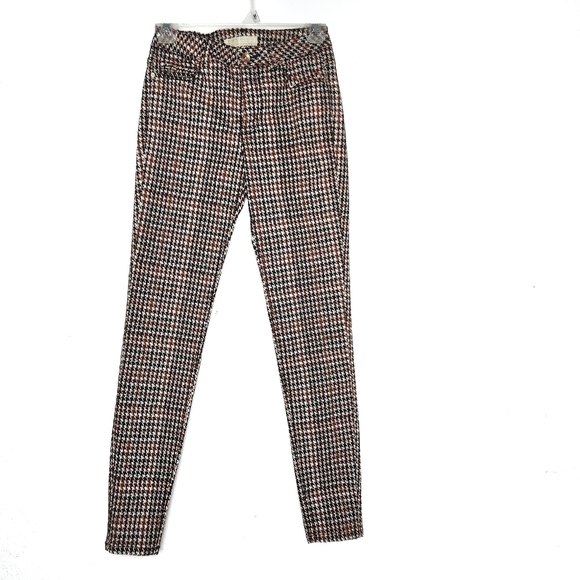 Copy - 𝅺Zara Z1975  Houndstooth Skinny Denim Pants - Picture 2 of 8
